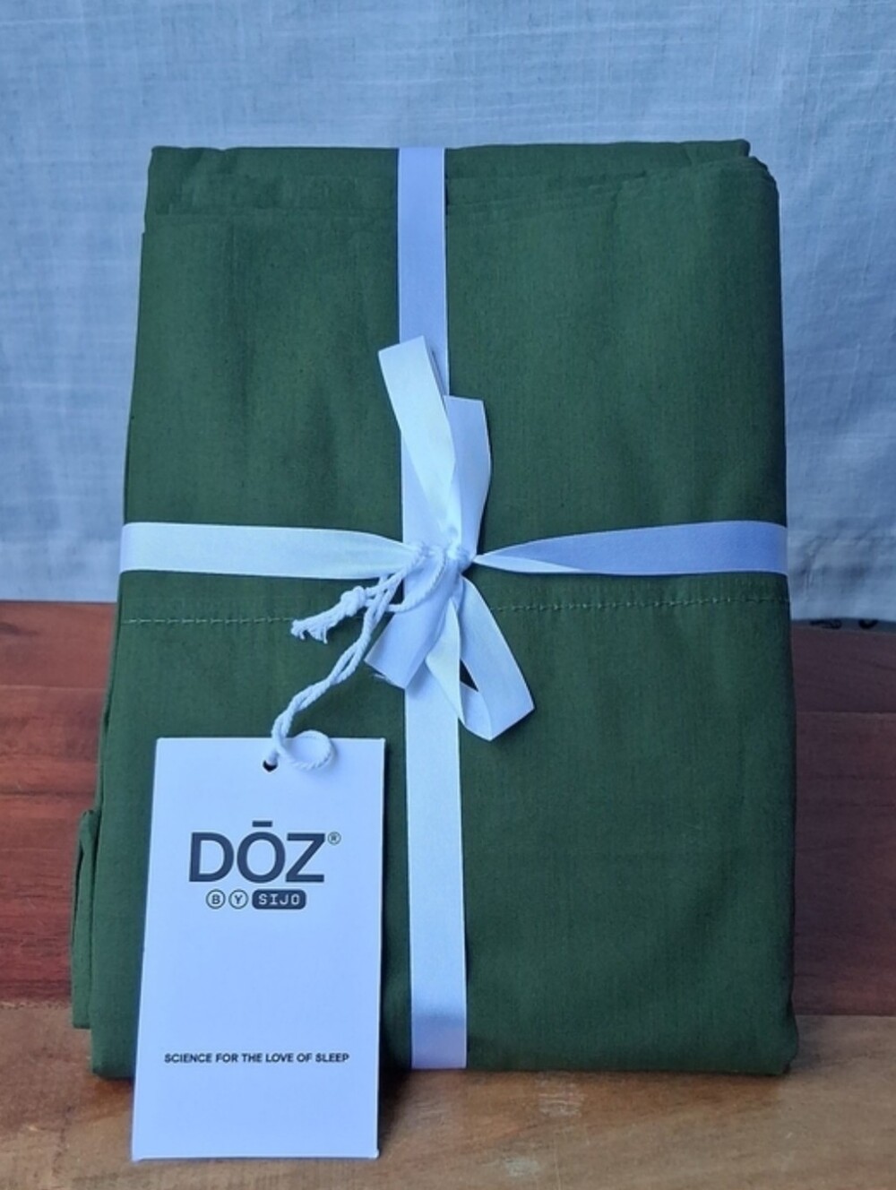 DOZ By Sijo 100% Organic Pillowcase Set Queen/standard Forest Green